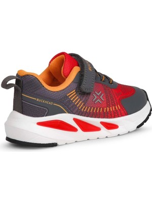 Buckhead Çocuk Işıklı Cırtlı Günlük Ayakkabı BUCK3045 Sonıc Kırmızı Çocuk Ayakkabısı