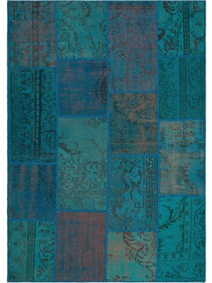 Bespoky 160x230 cm Çok Renkli Klasik Yün Halı | Salon Yatak Odası Halısı | %100 Doğal Yün El Yapımı El Dokuma | UNİQUE-33888