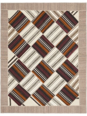 Varese Vizon Modern Naturel Viskon Modern Desenli Yün Hav Toz Vermez Leke Tutmayan Salon Yolluk Mutfak El Dokuma Halı