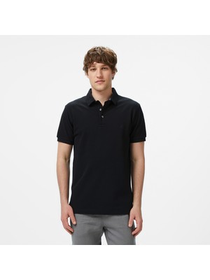 Nautica Erkek Siyah Classic Fit Polo Yaka T-Shirt K55052T.0TB