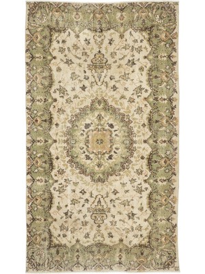 Eggendorf Bej Patchwork Pamuk  Modern Desenli Yün Hav Toz Vermez Leke Tutmayan Salon Yolluk Mutfak El Dokuma Halı