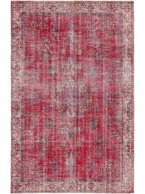 Teselya Mavi Patchwork Yün Modern Desenli Yün Hav Toz Vermez Leke Tutmayan Salon Yolluk Mutfak El Dokuma Halı