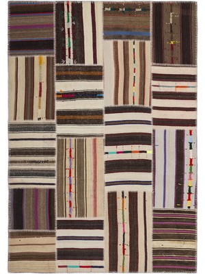 Bespoky 160x230 cm El Dokuma Bej Yün Halı | El Yapımı Klasik Salon Halısı | %100 Doğal Yün | UNİQUE-2238
