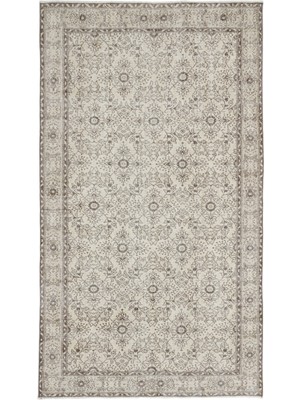 Busto Arsizio Gri Modern Naturel Viskon Modern Desenli Yün Hav Toz Vermez Leke Tutmayan Salon Yolluk Mutfak El Dokuma Halı