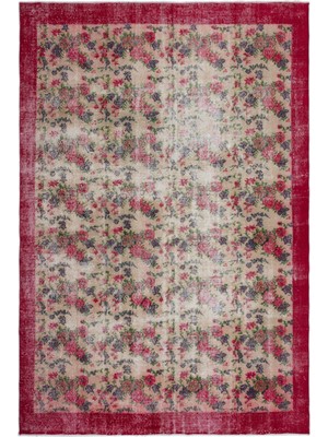 Vintage Gri Eskitme Yün Modern Desenli Yün Hav Toz Vermez Leke Tutmayan Salon Yolluk Mutfak El Dokuma Halı