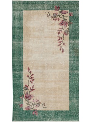 Girit Bej Çizgili Yün Modern Desenli Yün Hav Toz Vermez Leke Tutmayan Salon Yolluk Mutfak El Dokuma Halı