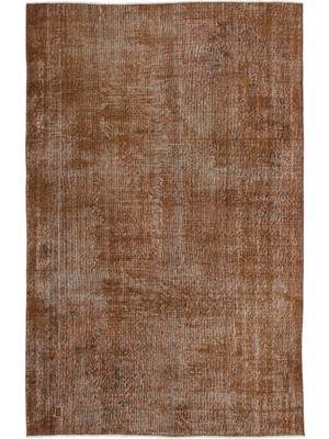 Bespoky 173x274 cm Kahverengi Klasik Yün Halı | Salon Yatak Odası Halısı | %100 Doğal Yün El Yapımı El Dokuma | UNİQUE-14374