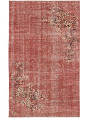 Atina Sarı Eskitme Yün Modern Desenli Yün Hav Toz Vermez Leke Tutmayan Salon Yolluk Mutfak El Dokuma Halı