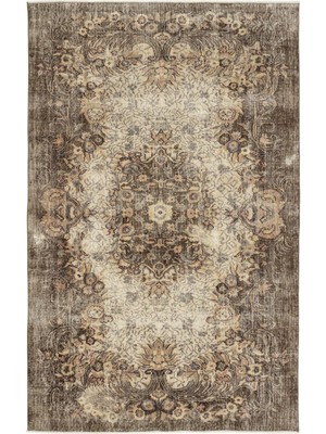 Atina Yeşil Eskitme Yün Modern Desenli Yün Hav Toz Vermez Leke Tutmayan Salon Yolluk Mutfak El Dokuma Halı