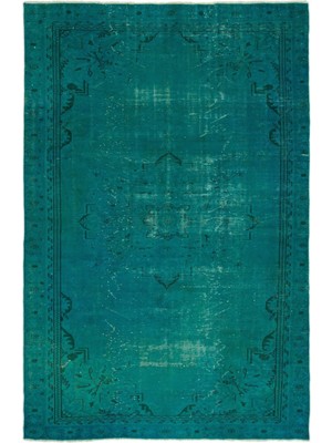 Atina Kırmızı Eskitme Yün Modern Desenli Yün Hav Toz Vermez Leke Tutmayan Salon Yolluk Mutfak El Dokuma Halı