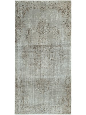 Iskece Kahverengi Eskitme Yün Modern Desenli Yün Hav Toz Vermez Leke Tutmayan Salon Yolluk Mutfak El Dokuma Halı