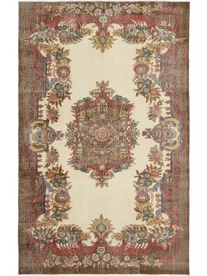 Atina Mor Eskitme Yün Modern Desenli Yün Hav Toz Vermez Leke Tutmayan Salon Yolluk Mutfak El Dokuma Halı