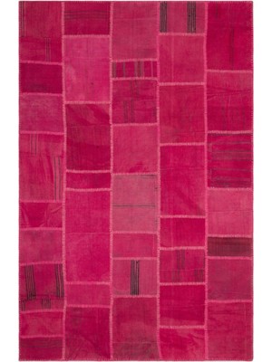 Ikat Mor Ikat Ipek Modern Desenli Yün Hav Toz Vermez Leke Tutmayan Salon Yolluk Mutfak El Dokuma Halı