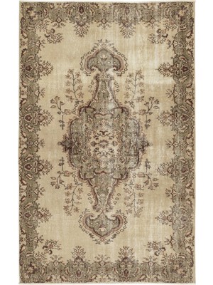 Bespoky El Dokuma Mavi Yün Halı | El Yapımı Klasik Salon Halısı | %100 Doğal Yün