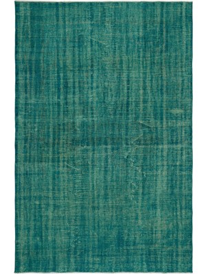 Atina Kırmızı Eskitme Yün Modern Desenli Yün Hav Toz Vermez Leke Tutmayan Salon Yolluk Mutfak El Dokuma Halı