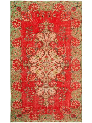 Ikat Kırmızı Ikat Ipek Modern Desenli Yün Hav Toz Vermez Leke Tutmayan Salon Yolluk Mutfak El Dokuma Halı