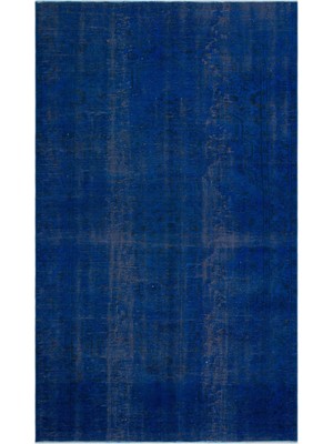 Atina Mavi Eskitme Yün Modern Desenli Yün Hav Toz Vermez Leke Tutmayan Salon Yolluk Mutfak El Dokuma Halı