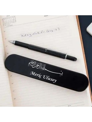 Besmele Tasarımlı Çok Amaçlı Tükenmez Kalem