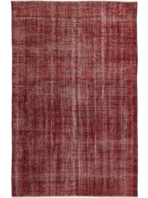 Vintage Turuncu Eskitme Yün Modern Desenli Yün Hav Toz Vermez Leke Tutmayan Salon Yolluk Mutfak El Dokuma Halı