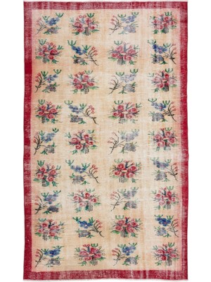 Epir Sarı Eskitme Yün Modern Desenli Yün Hav Toz Vermez Leke Tutmayan Salon Yolluk Mutfak El Dokuma Halı