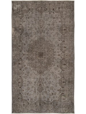 Atina Gri Eskitme Yün Modern Desenli Yün Hav Toz Vermez Leke Tutmayan Salon Yolluk Mutfak El Dokuma Halı