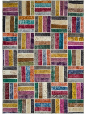 Ikat Kahverengi Ikat Ipek Modern Desenli Yün Hav Toz Vermez Leke Tutmayan Salon Yolluk Mutfak El Dokuma Halı