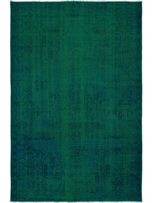 Bespoky 186x274 cm Mavi Klasik Yün Halı | Salon Yatak Odası Halısı | %100 Doğal Yün El Yapımı El Dokuma | UNİQUE-22705