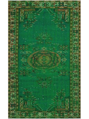 Atina Kırmızı Eskitme Yün Modern Desenli Yün Hav Toz Vermez Leke Tutmayan Salon Yolluk Mutfak El Dokuma Halı