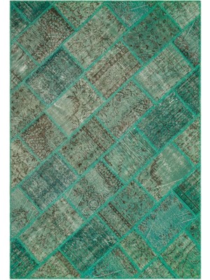 Bespoky 162x231 cm Çok Renkli Klasik Yün Halı | Salon Yatak Odası Halısı | %100 Doğal Yün El Yapımı El Dokuma | UNİQUE-21468