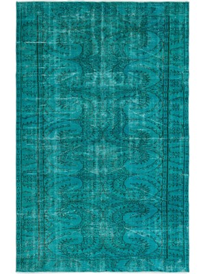 Teselya Kırmızı Patchwork Yün Modern Desenli Yün Hav Toz Vermez Leke Tutmayan Salon Yolluk Mutfak El Dokuma Halı