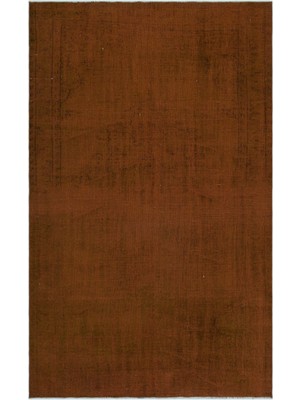 Atina Kahverengi Eskitme Yün Modern Desenli Yün Hav Toz Vermez Leke Tutmayan Salon Yolluk Mutfak El Dokuma Halı