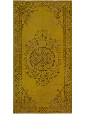 Bespoky El Dokuma Turuncu Yün Halı | El Yapımı Klasik Salon Halısı | %100 Doğal Yün | UNİQUE-24306