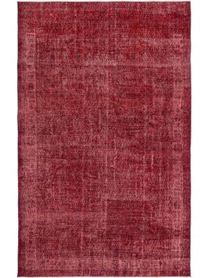 Vintage Mavi Eskitme Yün Modern Desenli Yün Hav Toz Vermez Leke Tutmayan Salon Yolluk Mutfak El Dokuma Halı