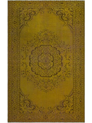 Atina Turkuaz Eskitme Yün Modern Desenli Yün Hav Toz Vermez Leke Tutmayan Salon Yolluk Mutfak El Dokuma Halı