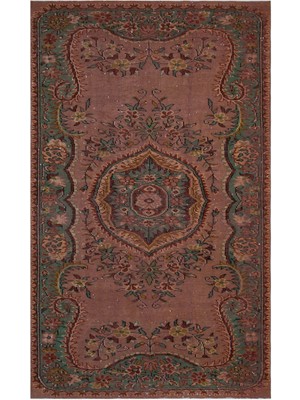 Bespoky 185x303 cm Ekru Klasik Yün Halı | Salon Yatak Odası Halısı | %100 Doğal Yün El Yapımı El Dokuma | UNİQUE-27067