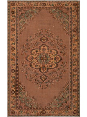 Girit Bej Çizgili Yün Modern Desenli Yün Hav Toz Vermez Leke Tutmayan Salon Yolluk Mutfak El Dokuma Halı