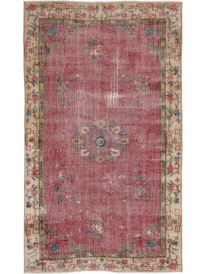 Bespoky El Dokuma Mor Yün Halı | El Yapımı Klasik Salon Halısı | %100 Doğal Yün