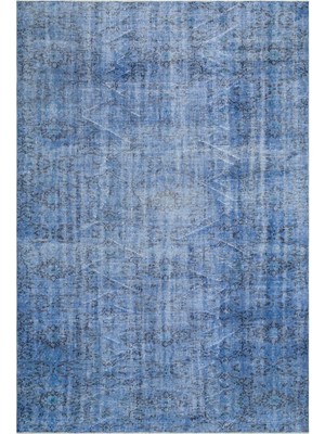 Vintage Sarı Çerçeveli Yün Modern Desenli Yün Hav Toz Vermez Leke Tutmayan Salon Yolluk Mutfak El Dokuma Halı