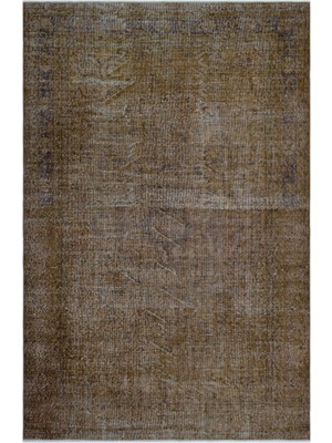 Atina Kırmızı Eskitme Yün Modern Desenli Yün Hav Toz Vermez Leke Tutmayan Salon Yolluk Mutfak El Dokuma Halı