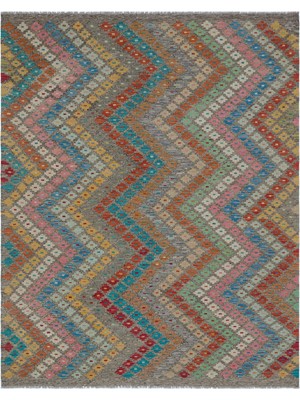 Iskece Kırmızı Eskitme Yün Modern Desenli Yün Hav Toz Vermez Leke Tutmayan Salon Yolluk Mutfak El Dokuma Halı