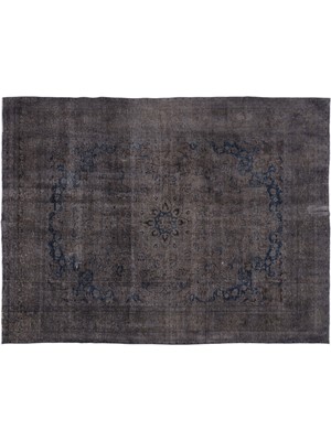 Bespoky El Dokuma Gri Yün Halı | El Yapımı Klasik Salon Halısı | %100 Doğal Yün