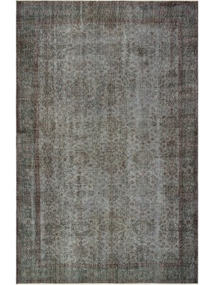 Atina Kahverengi Eskitme Yün Modern Desenli Yün Hav Toz Vermez Leke Tutmayan Salon Yolluk Mutfak El Dokuma Halı