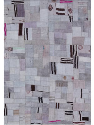 Atina Turkuaz Eskitme Yün Modern Desenli Yün Hav Toz Vermez Leke Tutmayan Salon Yolluk Mutfak El Dokuma Halı