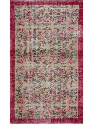 Atina Kahverengi Eskitme Yün Modern Desenli Yün Hav Toz Vermez Leke Tutmayan Salon Yolluk Mutfak El Dokuma Halı