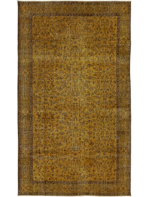 Atina Kahverengi Eskitme Yün Modern Desenli Yün Hav Toz Vermez Leke Tutmayan Salon Yolluk Mutfak El Dokuma Halı