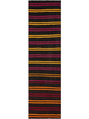 Teselya Pembe Patchwork Yün Modern Desenli Yün Hav Toz Vermez Leke Tutmayan Salon Yolluk Mutfak El Dokuma Halı