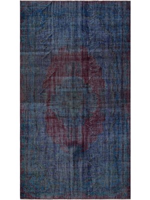 Ikat Mavi Ikat Ipek Modern Desenli Yün Hav Toz Vermez Leke Tutmayan Salon Yolluk Mutfak El Dokuma Halı