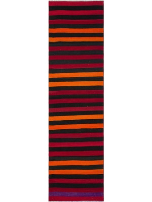 Teselya Mavi Patchwork Yün Modern Desenli Yün Hav Toz Vermez Leke Tutmayan Salon Yolluk Mutfak El Dokuma Halı