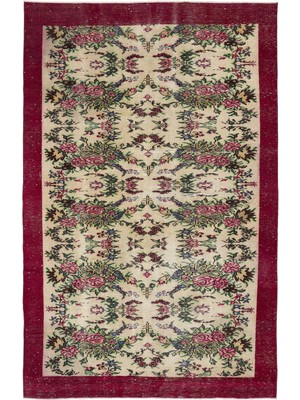 Epir Mavi Eskitme Yün Modern Desenli Yün Hav Toz Vermez Leke Tutmayan Salon Yolluk Mutfak El Dokuma Halı