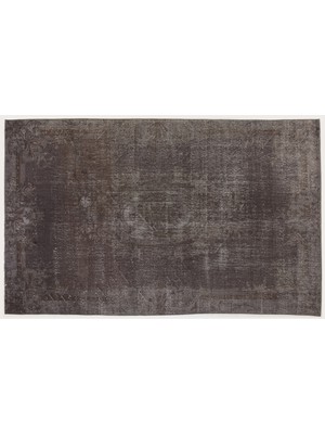 Kahverengi Eskitme Yün Modern Desenli Yün Hav Toz Vermez Leke Tutmayan Salon Yolluk Mutfak El Dokuma Halı